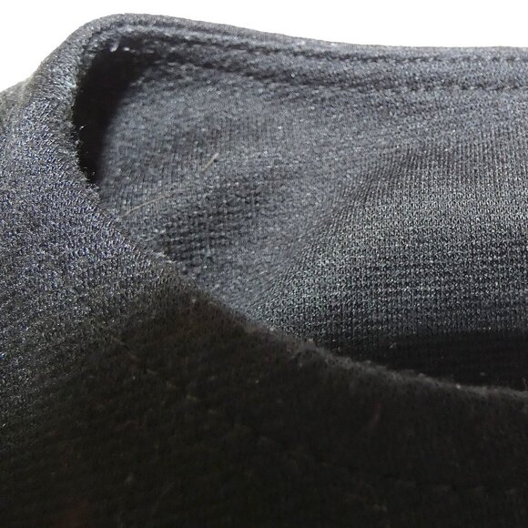 Black Mini Dress Sz Small Vintage 70s Geometric Pattern Club Party Evening Wear - Picture 8 of 10